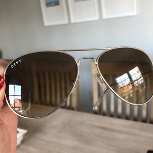 Diff aviator sunglasses